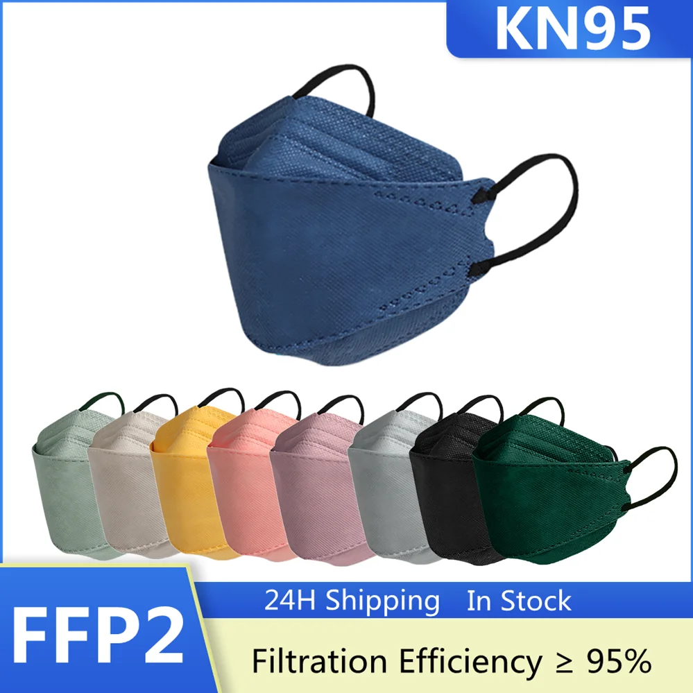 Mascarillas FFP2 Colores KN95 Fish Mask FPP2 Homologada ffp2mask Korean Masks Adult ffp2reutilizable Morandi Masque ffp 2 | Безопасность