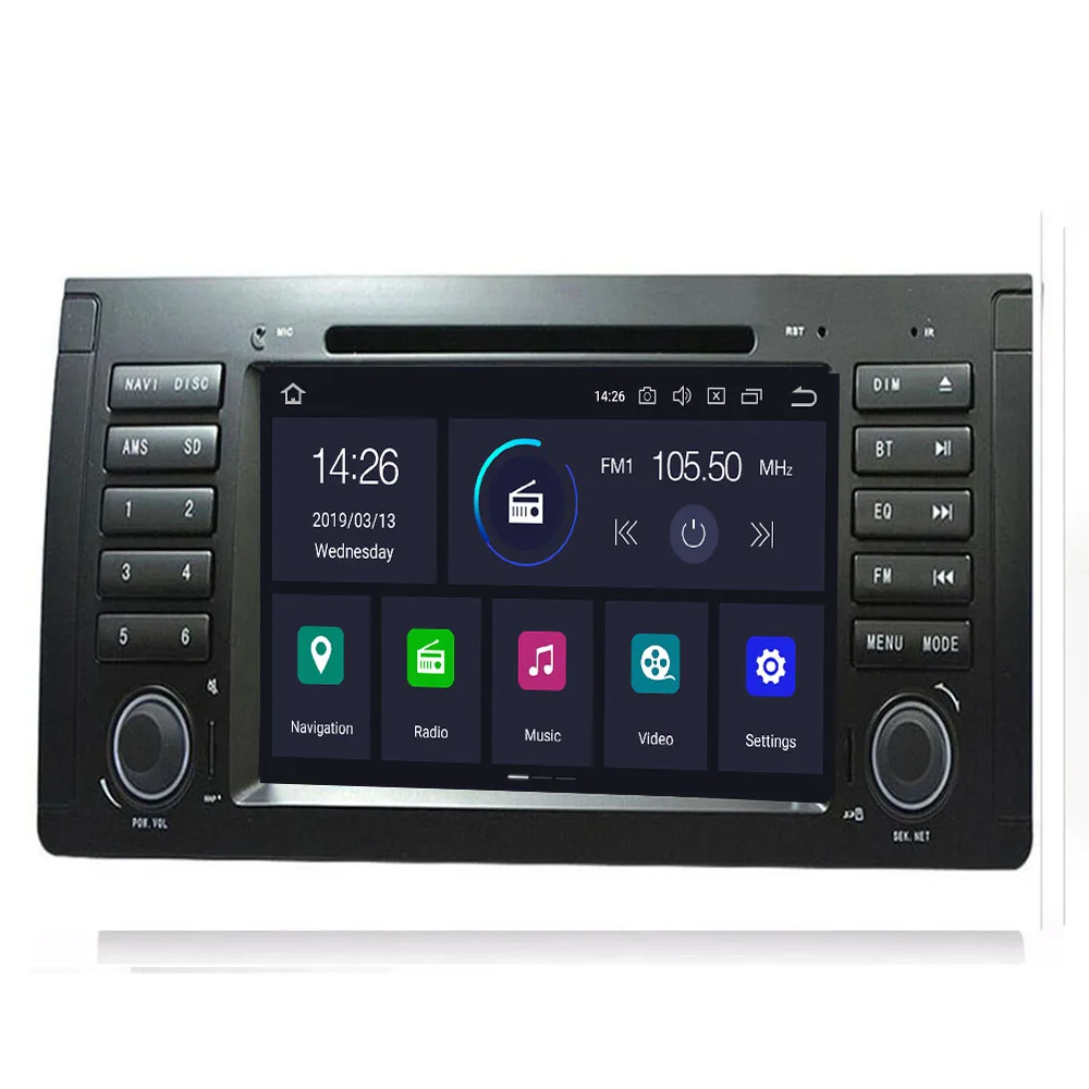 Автомобильный DVD-плеер 2din мультимедийный экран для BMW X5 E53 E39 4 Гб GPS-навигатор |