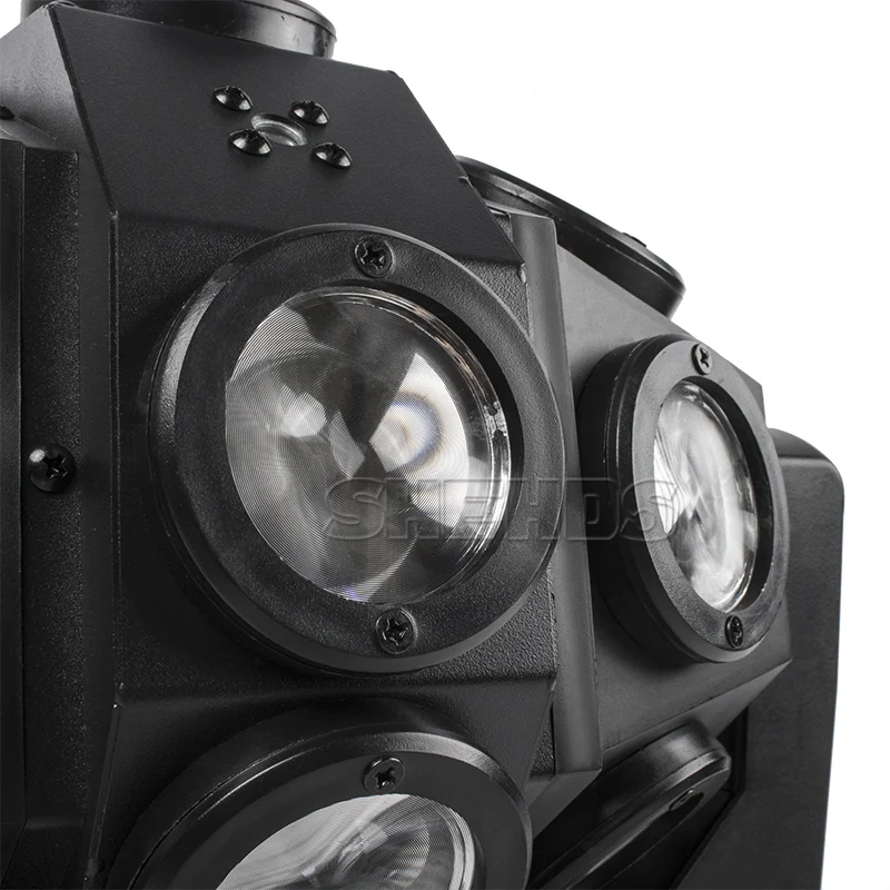 SHEHDS Led Moving Head Laser 18x12 Вт DMX бесконечное вращение футбольные роликовые движущиеся головки луч светильник диско DJ вечерние вспышки светильник