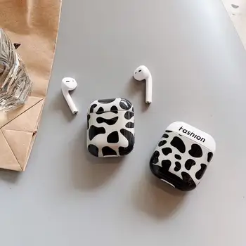

Fashion Leopard Pattern Case For Apple Airpods Cover Luxury Cute Bluetooth Earphone Case For Airpod Hard Cover Charging Bag Capa