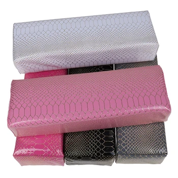 

Manicure Care Nail Art Design PU Leather Hand Arm Rest Cushion Pillow Soft Nail Salon Polish Hand Holder Manicure Table
