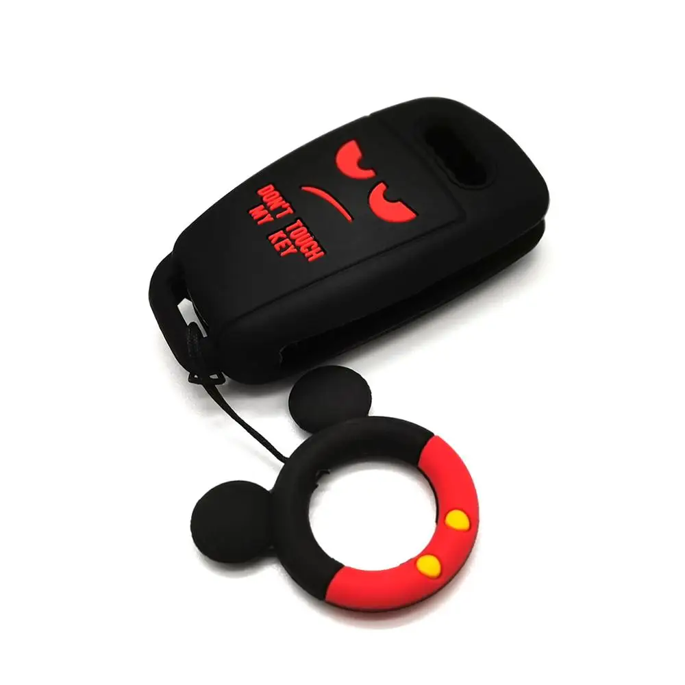 For Audi car key silicone cover case a1a3 a5 a7 a8 r8 Tt s5 s6 s7 s8 Sq5 q5 q7 Rs5 Remote Protect New design Keychain Case Fob | Автомобили