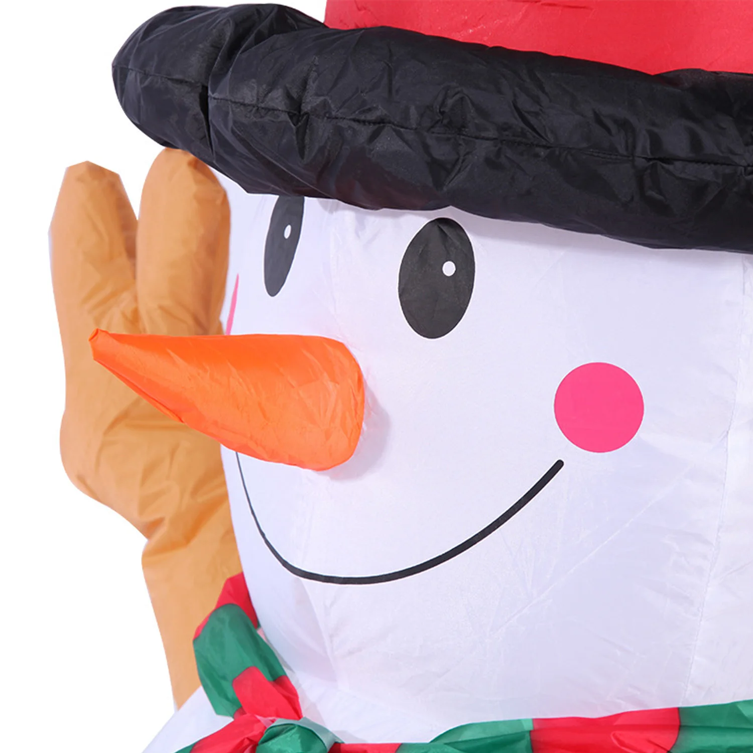 

1.6M Height Christmas Inflatable Santa Snowman with Lighting for Indoor Outdoor Xmas Holiday New Year Festival Decorations US Pl