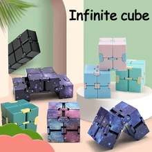 

Anti Stress for Child Fingertip Decompression Infinite Rubik's Cube Puzzle Pocket Toy 3-Order Star Antistress Fidget Spinner