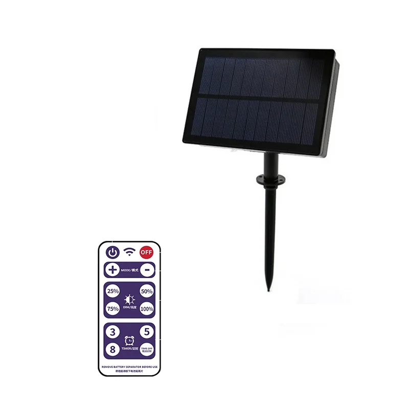 

solar battery box solar battery pack solar powered light box with drill digger remote control for led string strip lamp DIY