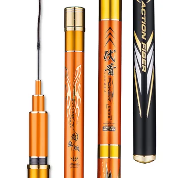 

Carbon Fishing Rod Long Sections Sturgeon Olta Super Light Super Hard 12H 19 Tune Power Hand Pole Telescopic Fishing Peche Pesca