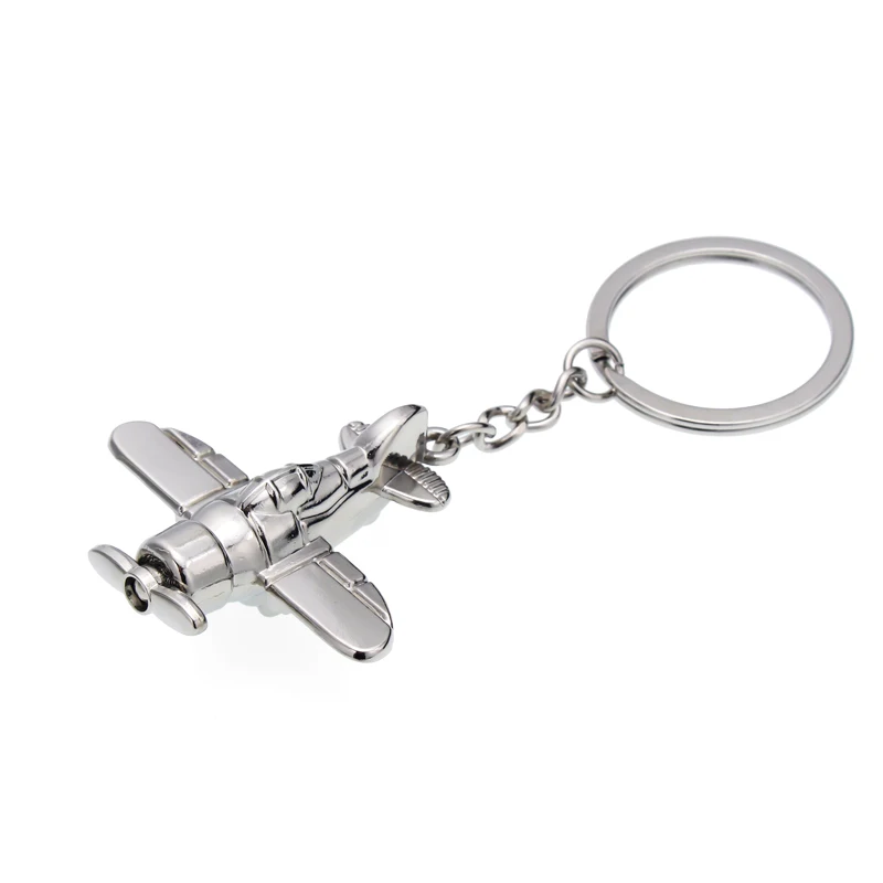 

Cute Air Plane Keychain Aircraft Propeller Airplane Pendant Key Chain Best Friend Gift High Quality Keyring Free Shipping 2020
