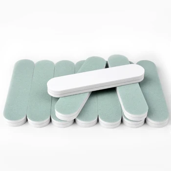 

10 Pcs/set Green Nail File Kit Cute Thick Pro Nail Art Buffer Sanding Polishing Accessories DIY Cuticle Remover Manicure Tools
