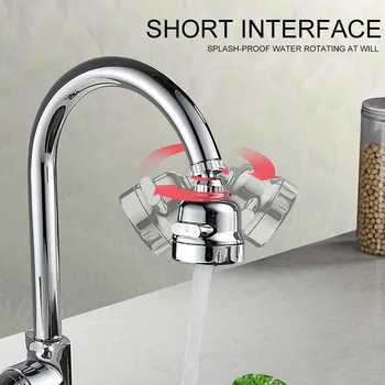 

2pcs/set For Kitchen Sink Faucet Sprayer Attachment Home Multifunction Bathroom Easy Install Splash Proof Filter Moveable