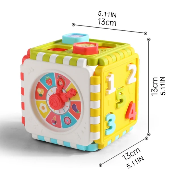 Boys Girls Montessori Education Toys Early Learning Toy Developmental Baby Toy Stacking Blocks Interactive Plastic Board 69HE 2
