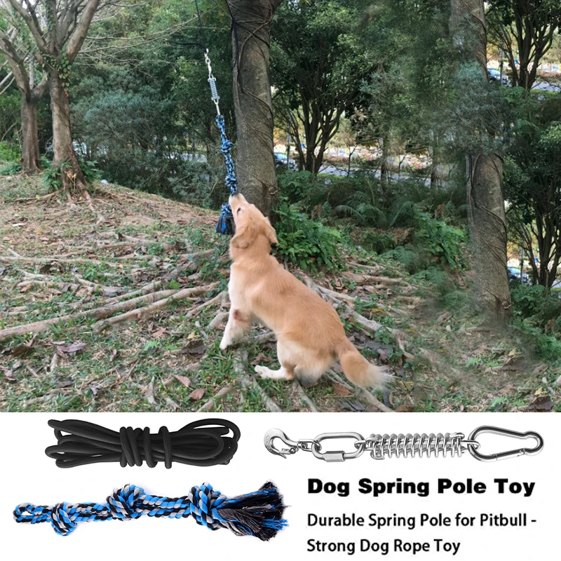dog toy pole rope
