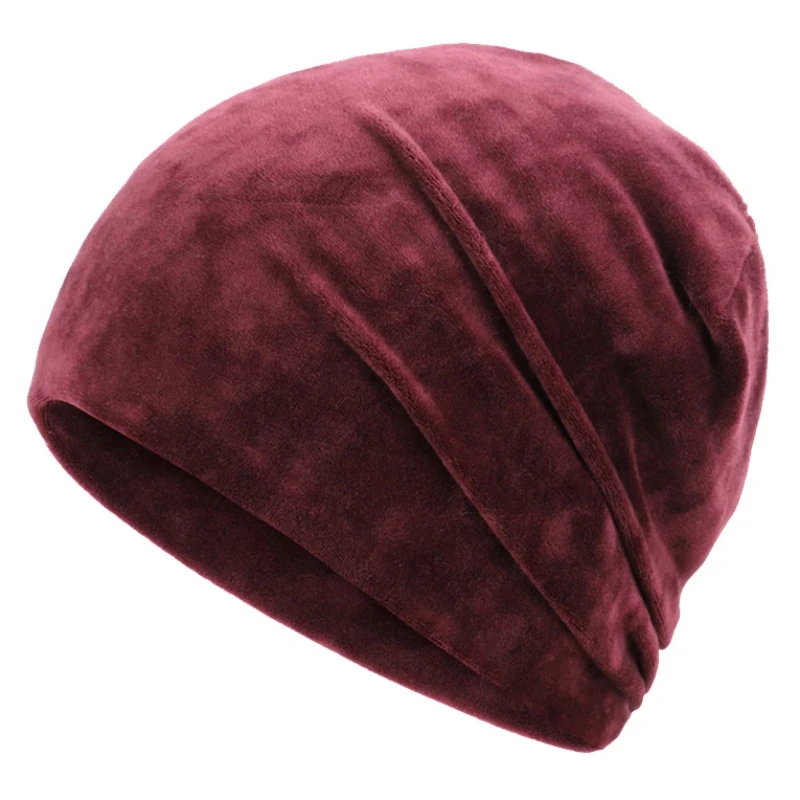 Новые мужские и женские Зимние Повседневные шапки унисекс, мягкие теплые эластичные шапочки - Цвет: JR