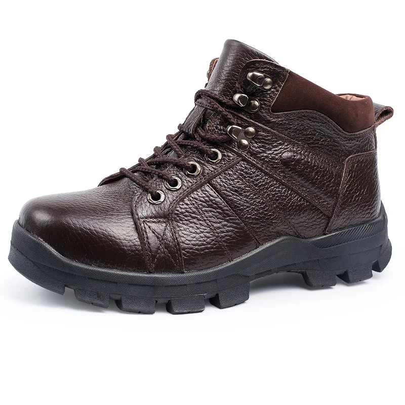 

High Quality Men Snow Boots Waterproof Men Footwear 2019 Autumn Ankle Boots Breathable Supper Warm Fur Winter Men Boots