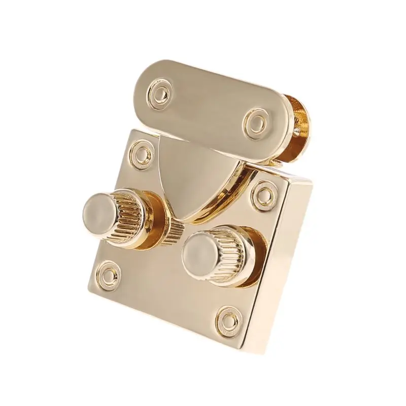 

Metal Handbag Clasp Turn Lock Buckle Bag Accessories for DIY Bag Purse Hardware Closure JUL29