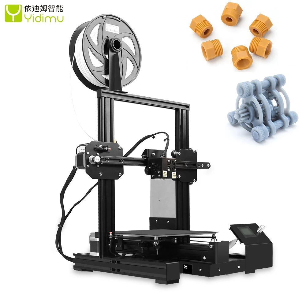cheap YDM 1S 3D Printer Large Size Touch Screen Aluminium Alloy 3D Printer DIY Kit 220 * 220 * 250mm with Resume Printing