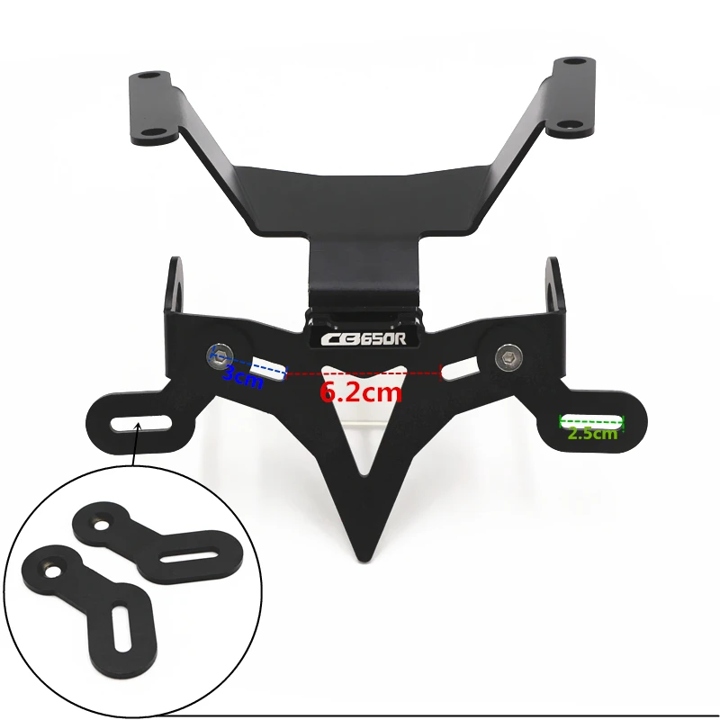 번호판 홀더, 테일 깔끔한 펜더 제거기 등록 플레이트, 혼다 CB650R CB650F CBR650R CBR650F 용 액세서리