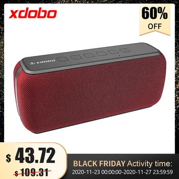 

XDOBO X8 60W Portable Bluetooth Speakers with Subwoofer Wireless IPX5 Waterproof TWS 15h Playing Time Voice Assistant Extra Bass