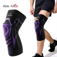 

Basketball Knee Pads with Support Silicon Padded Elastic Non-slip Patella Brace Kneepad for Fitness Gear Protector Tennis