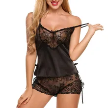 Сексуальная кружевная ночная рубашка на бретельках с v-образным вырезом, ночное белье, соблазнительное модное женское белье, большие размеры, для девочек, v-образный вырез, бант, одежда для сна, A25