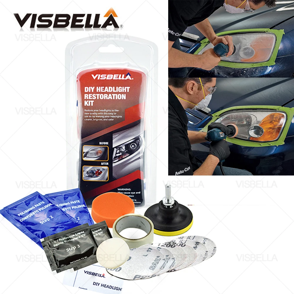 VISBELLA налобный фонарь Ремонтный головной светильник набор для полировки