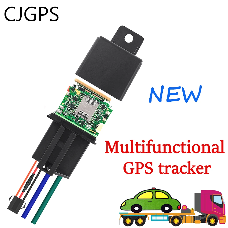 Автомобильный релейный GPS трекер CJ 730 устройство слежения за скрытием проверка ACC