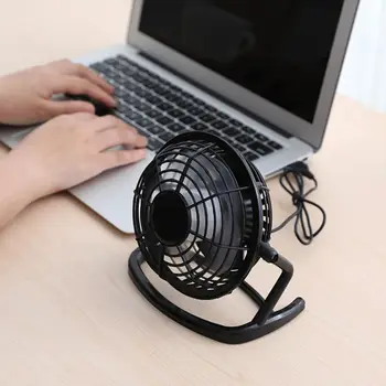 

Mini USB Table Desk Fan USB-Powered Desktop Fan Portable Computer Cooler Cooling Desktop Fans 360 Degree Rotation Small Fan 1