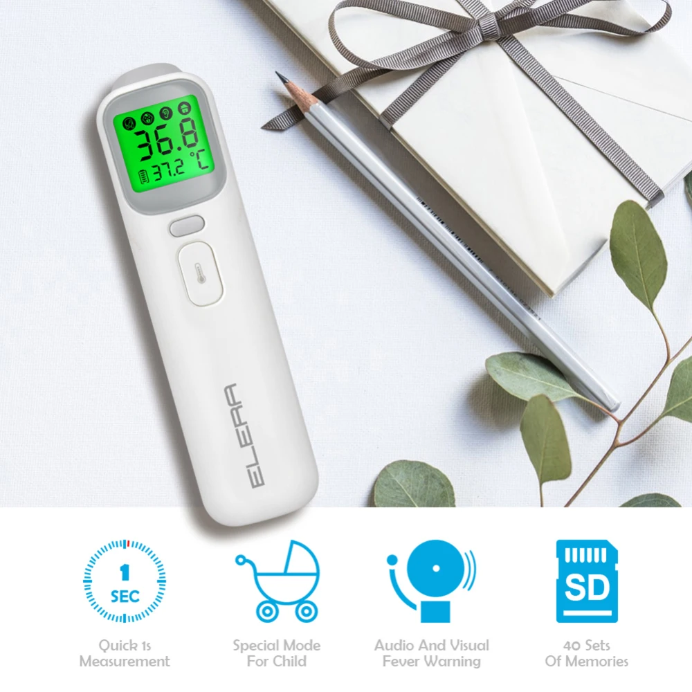 

Muti-fuction Digital LCD Infrared Body Measurement Forehead Ear Adult Body Fever Thermometer Baby milk water object Thermometer