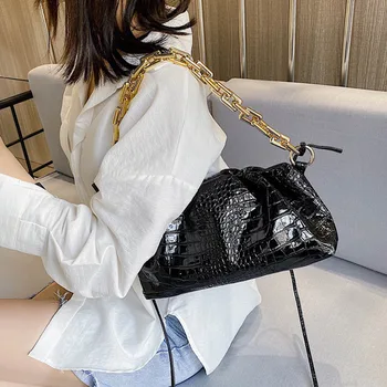 

Crocodile Pattern Women Small Shoulder Bag Ladies Purse And Handbags Fashion Travel PU Leather Crossbody Bags For Women 2020 Sac