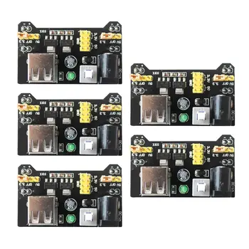 

5PCS Board MB102 Breadboard Power Supply Module 3.3V/5V For Arduino Breadboard Dedicated Power Module