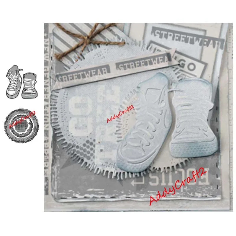 2020 new Metal cutting dies Background canvas shoes mold Scrapbook paper craft knife mould blade punch stencils die | Дом и сад