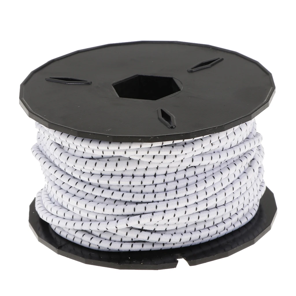 Lightweight Elastic Bungee Cord Kayak Boat Marine Heavy Duty Shock Rope Tie Down for Kayaks Canoe Surf Boards Luggage Strap