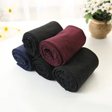 Детские леггинсы, женские тонкие однотонные хлопковые цельные брюки на весну и осень, длинные штаны для 3-8 лет