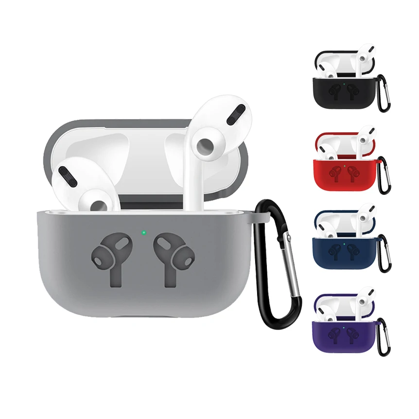 Мягкие силиконовые чехлы из ТПУ для Airpods Pro чехол телефона прозрачный