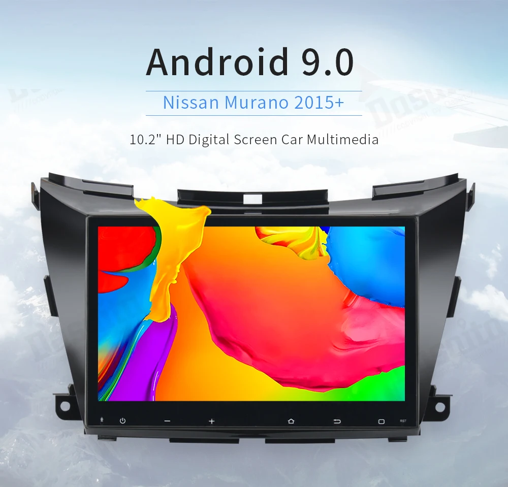 Cheap 10.2" HD Digital Octa Core 64 bit Android 9.0 car multimedia Player for Nissan Murano Z52 2015 2016 2017 with 4G RAM 32G ROM 0