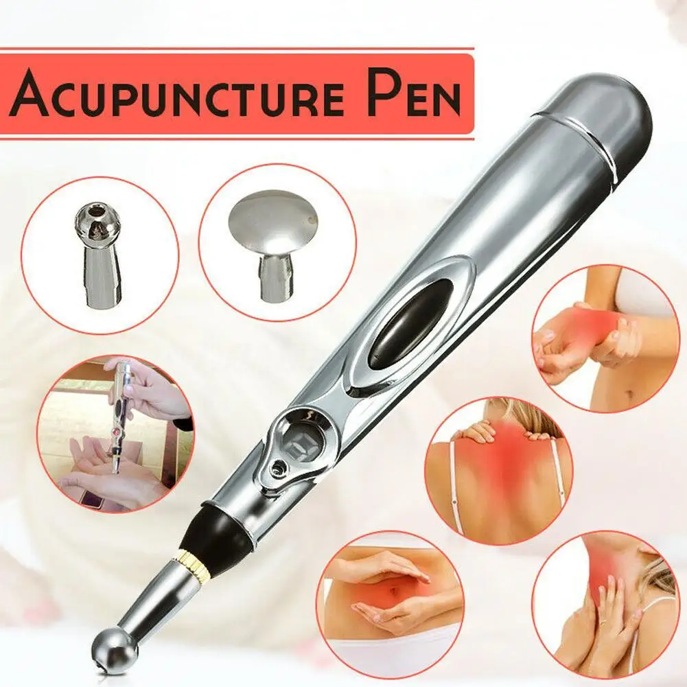 

Electronic Acupuncture Pen Electric Meridians Laser Therapy Heal Massage Point Pen Meridian Energy Pen Relief Pain Tools