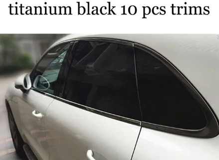 Нержавеющая сталь автомобиля переднее окно планки для porsche macan - Цвет: type1