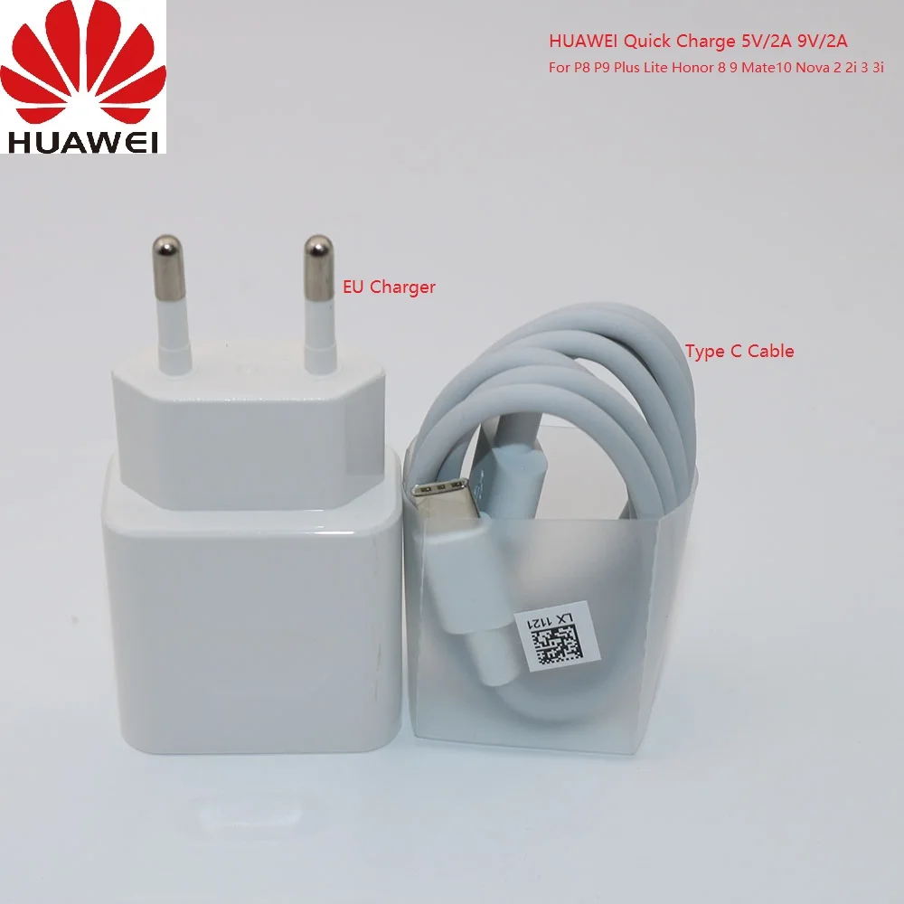 Оригинальное быстрое зарядное устройство Huawei ЕС QC 2 0 адаптер для быстрой зарядки