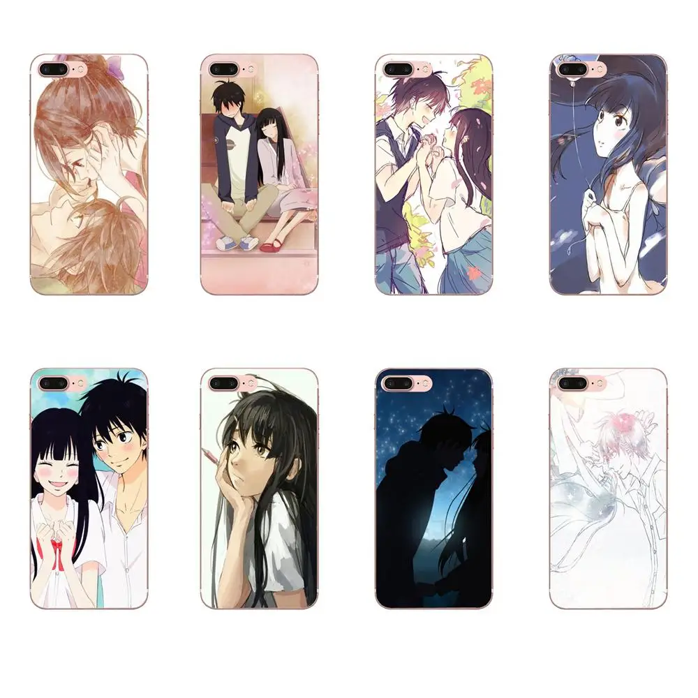 Силиконовый чехол для телефона Kimin Ni Todoke Apple iPhone 4 блестящий 5 5C SE2020 6 6S 7 8 11 Plus Pro X XS Max