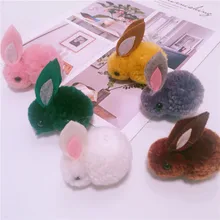Корейский стиль, осень и зима, милая пряжа, кролик, кукла, сделай сам, детская лента для волос, аксессуары, Детские аксессуары для волос, материал