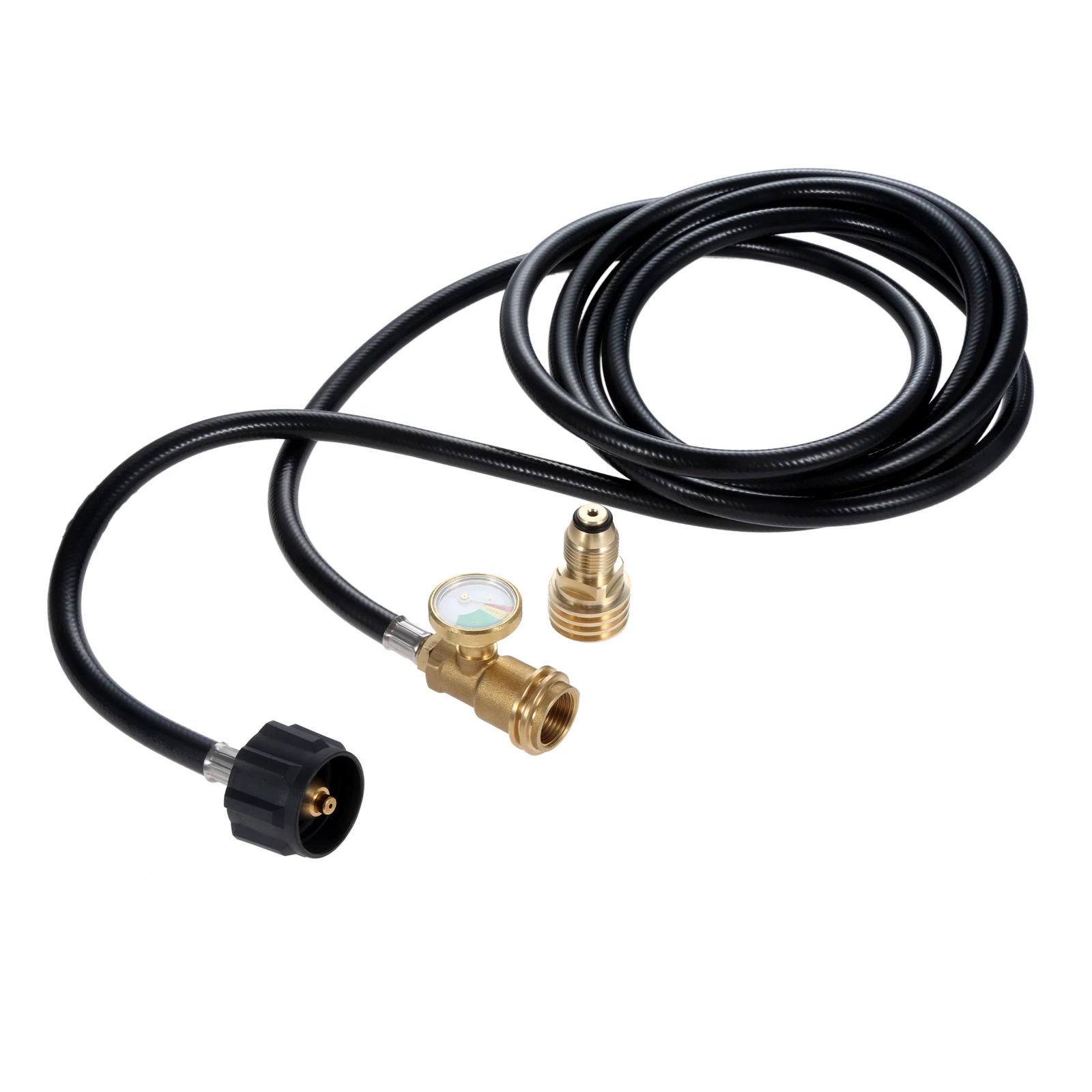 12 FT Propane Tank Extension Hose,Propane Tank Adapter,Gauge,Leak Detector  for Gas Grill Stove, Heater, Other Propane Appliances - AliExpress