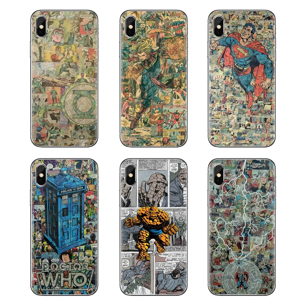 For Sony Xperia Z Z1 Z2 Z3 Z5 compact M2 M4 M5 C4 E3 T3 XA Huawei Mate 7 8 Y3II Super Heroes Thor doctor who Soft TPU Phone Case |