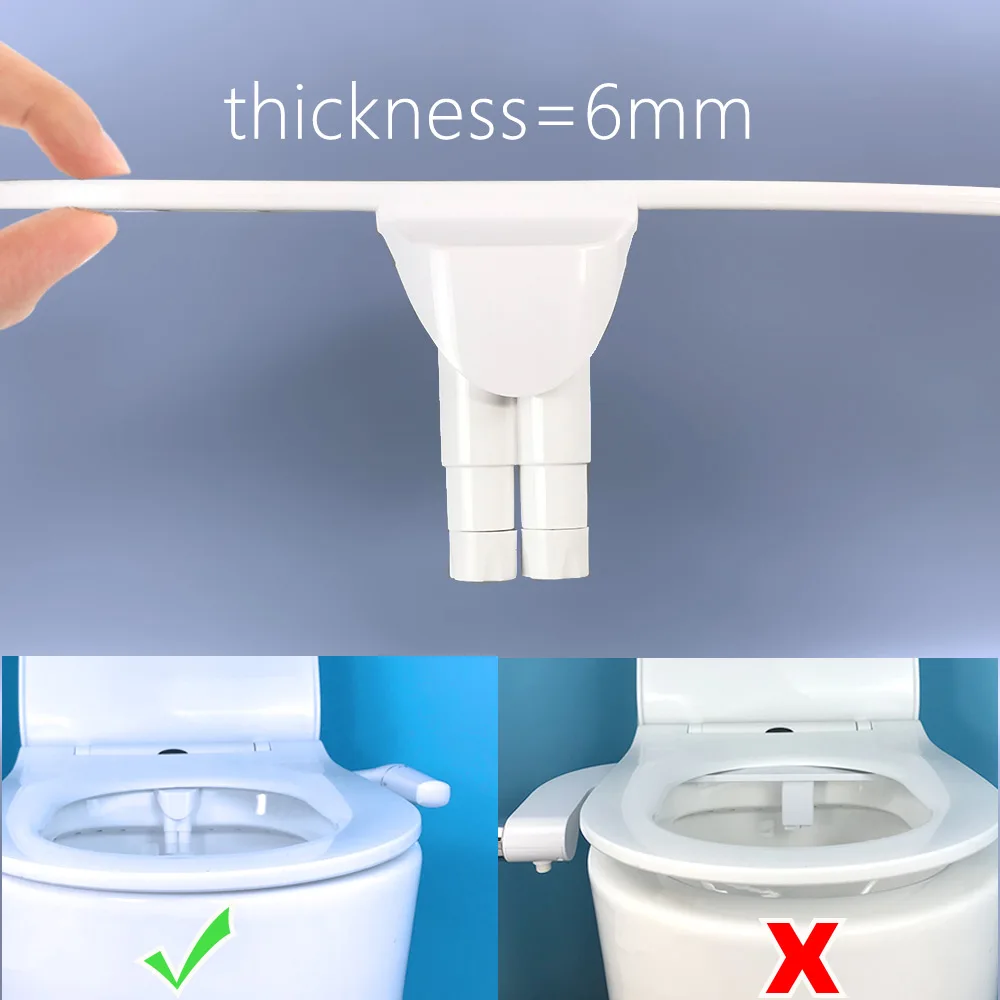 Bidet Left Handed Bidets on Lefty Side Hand Toilet Seat Attachment For Lefthanders Water Sprayer Non-Electric Bidets 4