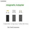 CANDYEIC rápido de carga magnético adaptador para IPhone Android tipo C Micro USB 2,0 dispositivo Micro cargador de Cable USB adaptador de USB-C ► Foto 1/6