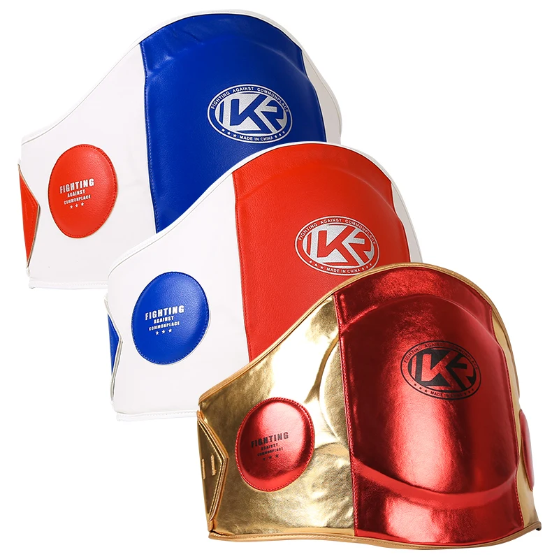 MMA Sparring Boxing Muay Thai Belly Pad Stomach Protector Chest Body