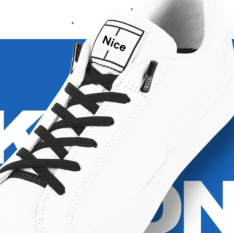 1 Pair No Tie Shoelace Elastic Shoelaces Leisure Sneakers Quick Flat Shoelaces Lazy Shoe Laces Nice Buckle Kids and Adult Unisex 1 Pair No Tie Shoelace Elastic Shoelaces Leisure Sneakers Quick Flat Shoelaces Lazy Shoe Laces Nice Buckle Kids and Adult Unisex