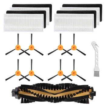 

EAS-Brushes + Hepa Filters + Main Brush for Ecovacs Deebot N79 N79S Robotic Vacuum Cleaner,Side Brushes,Filter,Main Brushes Acce
