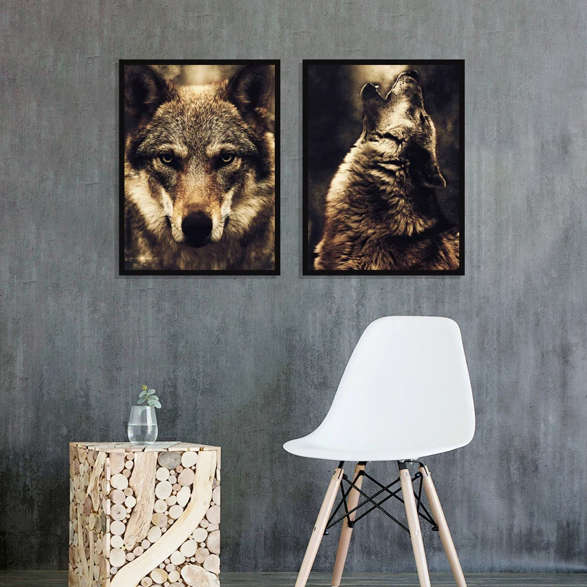 Watercolor-Wolf-Lion-Eagle-Elephant-Wall-Art-Canvas-Painting-Nordic-Posters-And-Prints-Wall-Pictures-For (2)