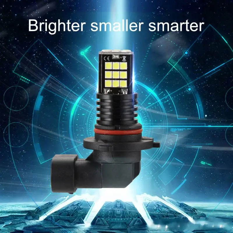 DC12V-9006-24 светодиодный лампы автомобиля анти-туман лампа пару белых светильник Замена для фар дальнего света автомобильной
