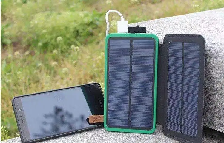 99000mah Power Bank Solar Fast Charging LED Light Portable Phone Charger External Battery Waterproof 3 Solar Panel Charge best portable phone charger