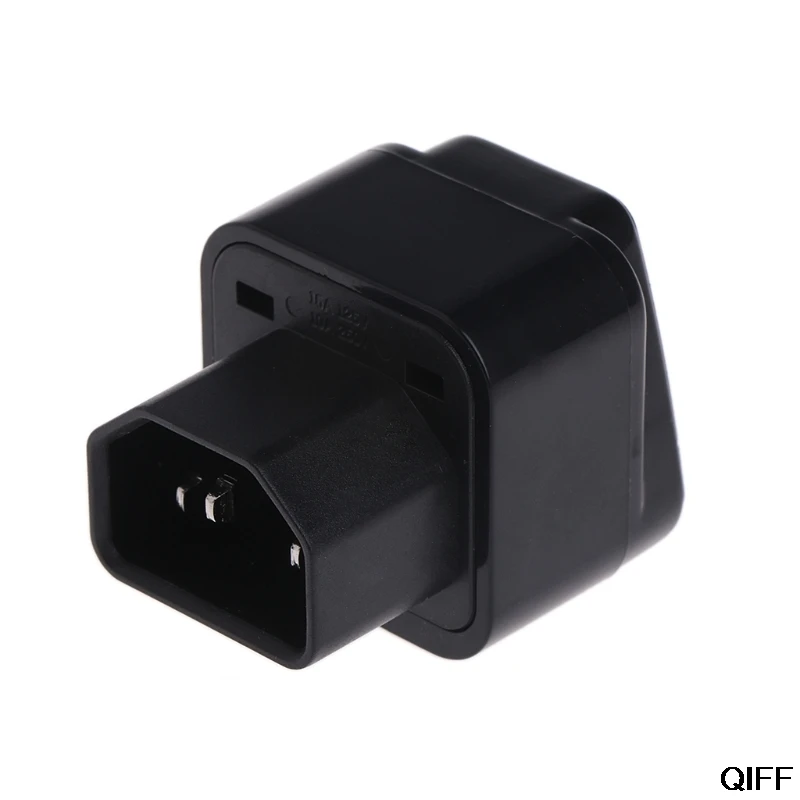 

Drop Ship&Wholesale IEC 320 C14 To Universal Female Power Adapter AC Power Plug Connector Black August 5